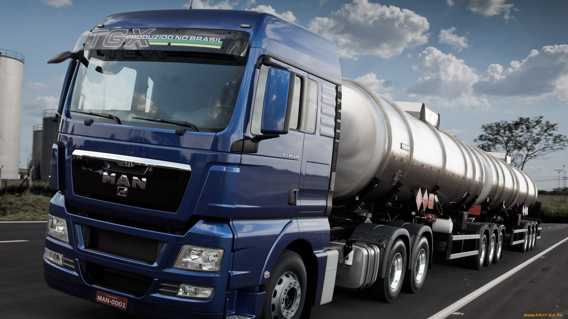 автомобили, man, синий, 2012г, 29-440, tgx