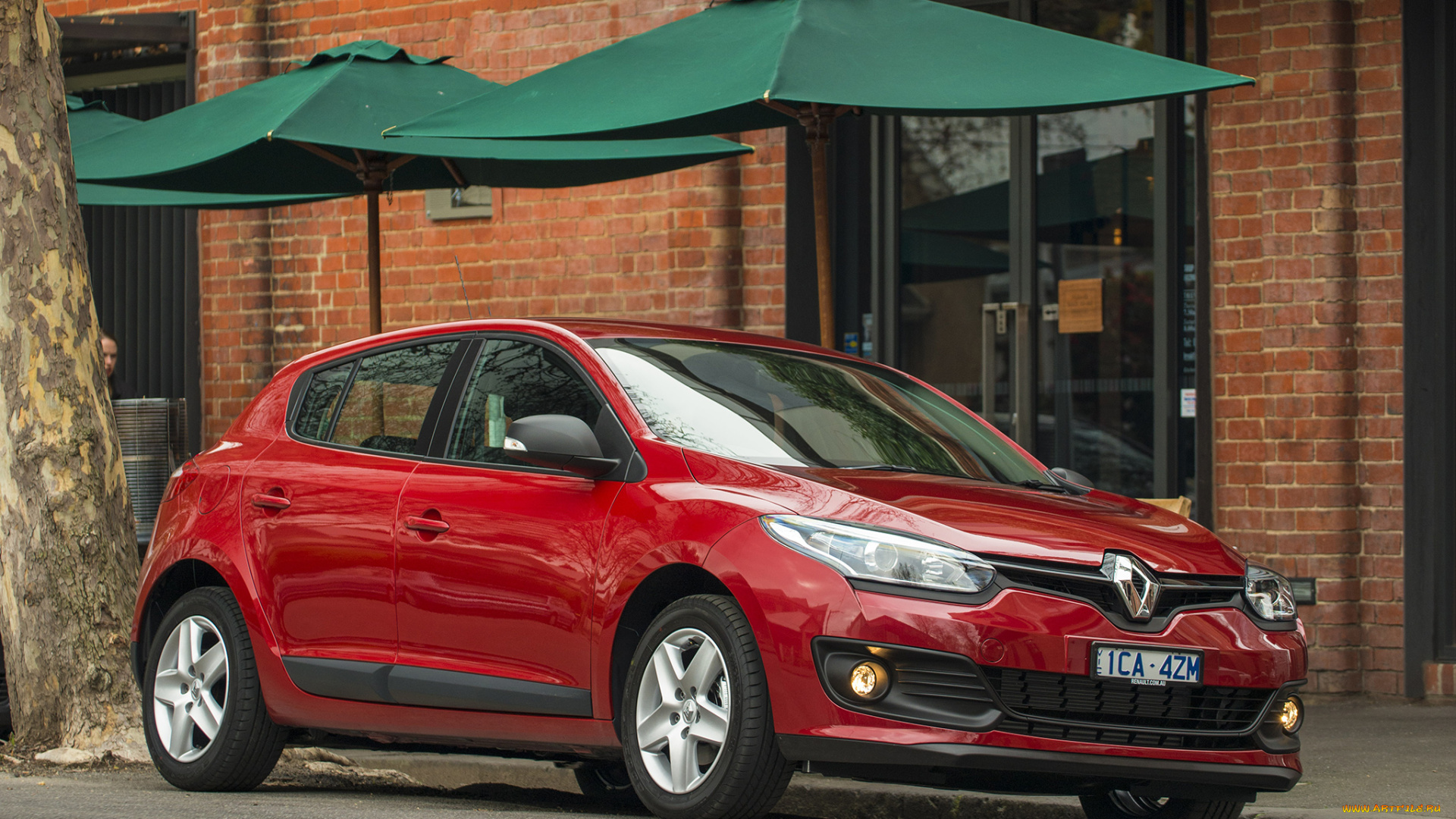 автомобили, renault, mеgane, au-spec, 2014г, красный