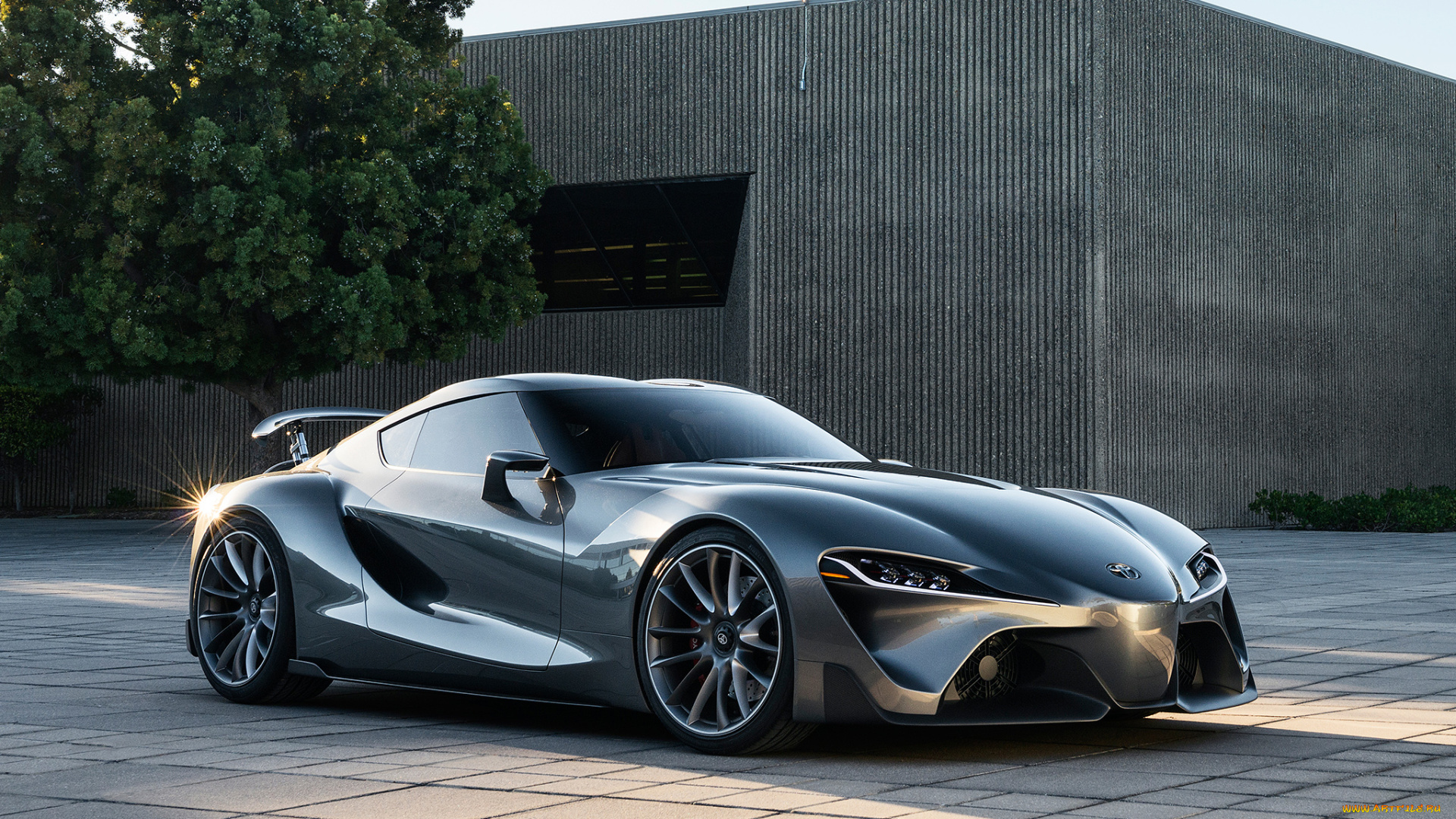 автомобили, toyota, 2014u, concept, graphite, ft-1, темный