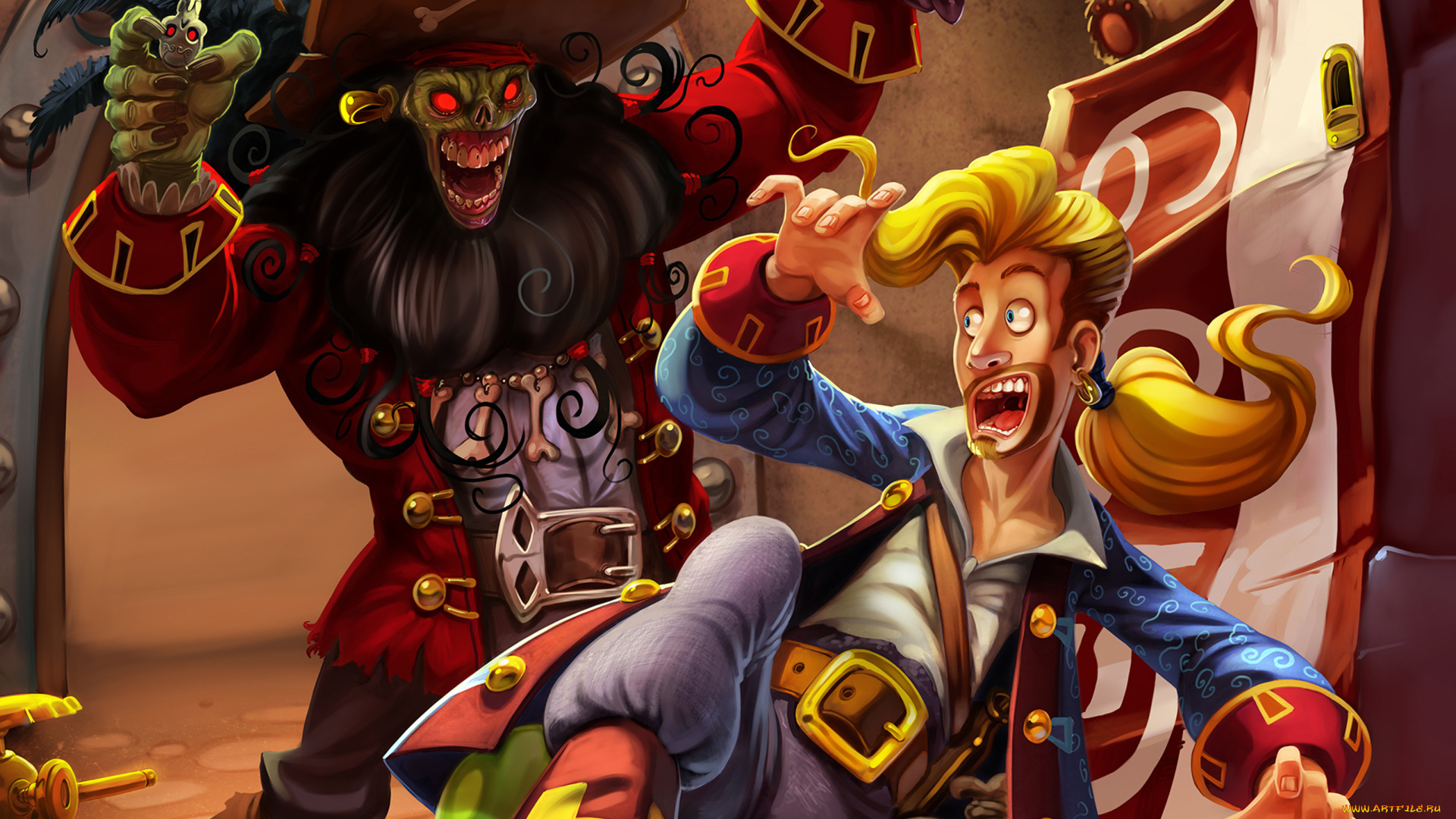 monkey, island, 2, , lechuck`s, revenge, видео, игры, , lechuck`s, revenge, -, special, edition, пират, скелет, glen, fernandez, monkey, island