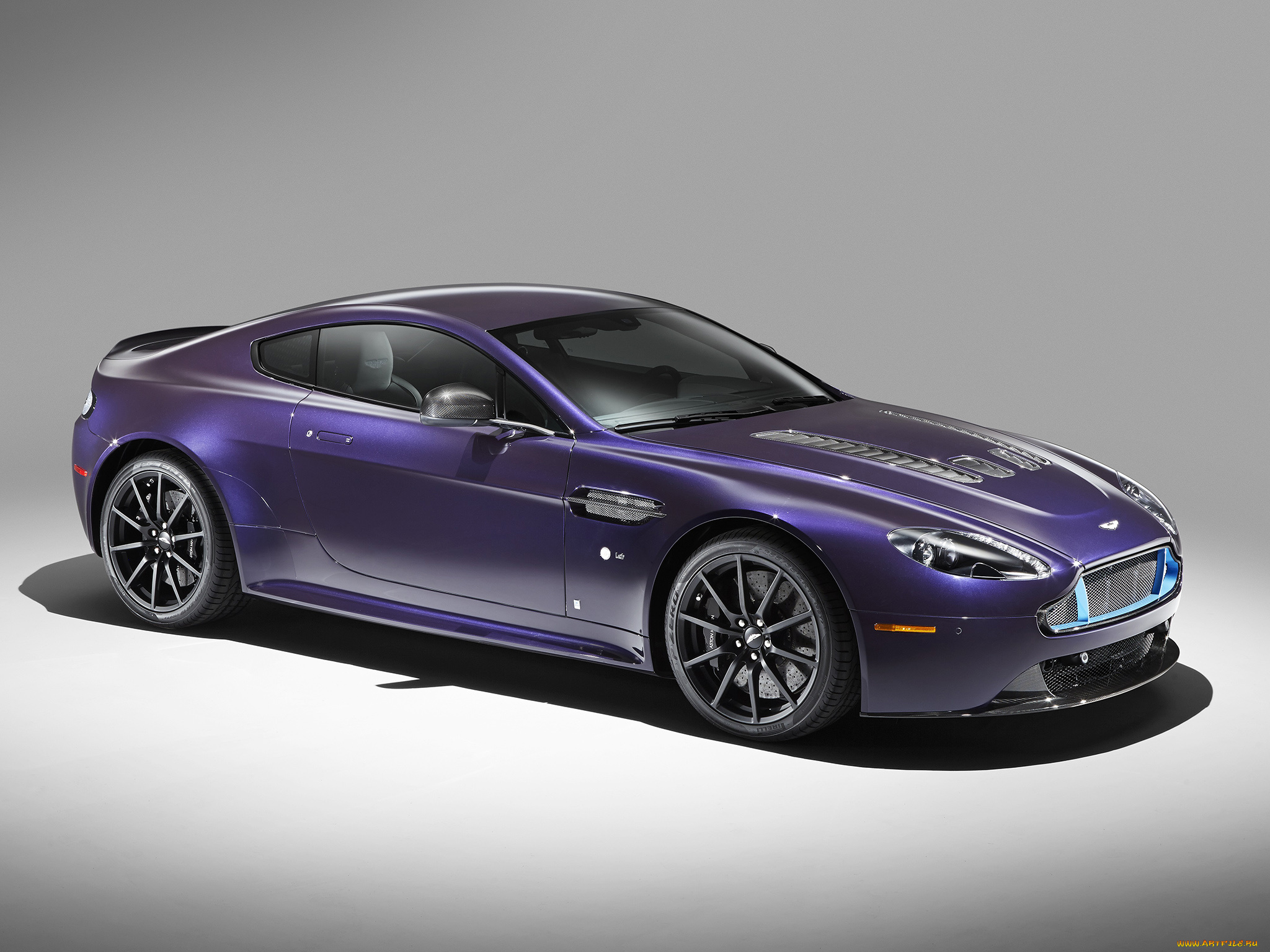 автомобили, aston, martin, us-spec, s, vantage, сиреневый, v12, aston, martin, 2014г