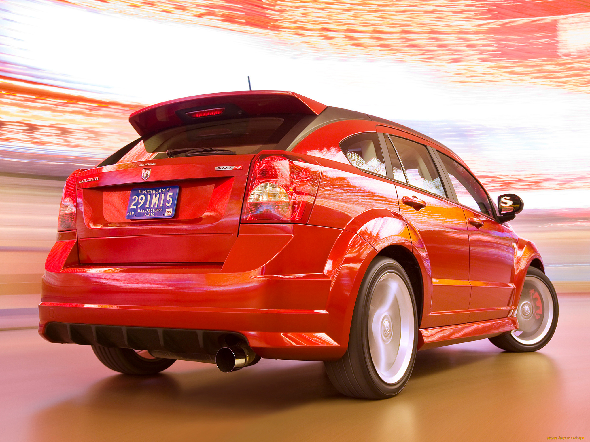 автомобили, dodge, eu-spec, srt4, caliber, красный, pm