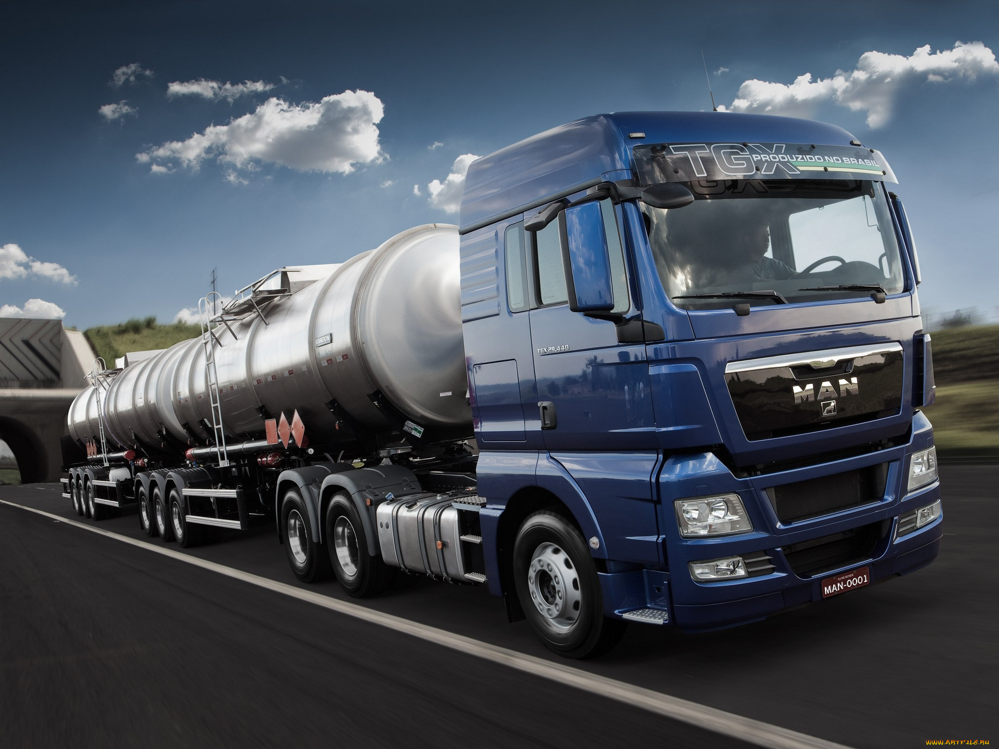 автомобили, man, 29-440, tgx, синий, 2012г