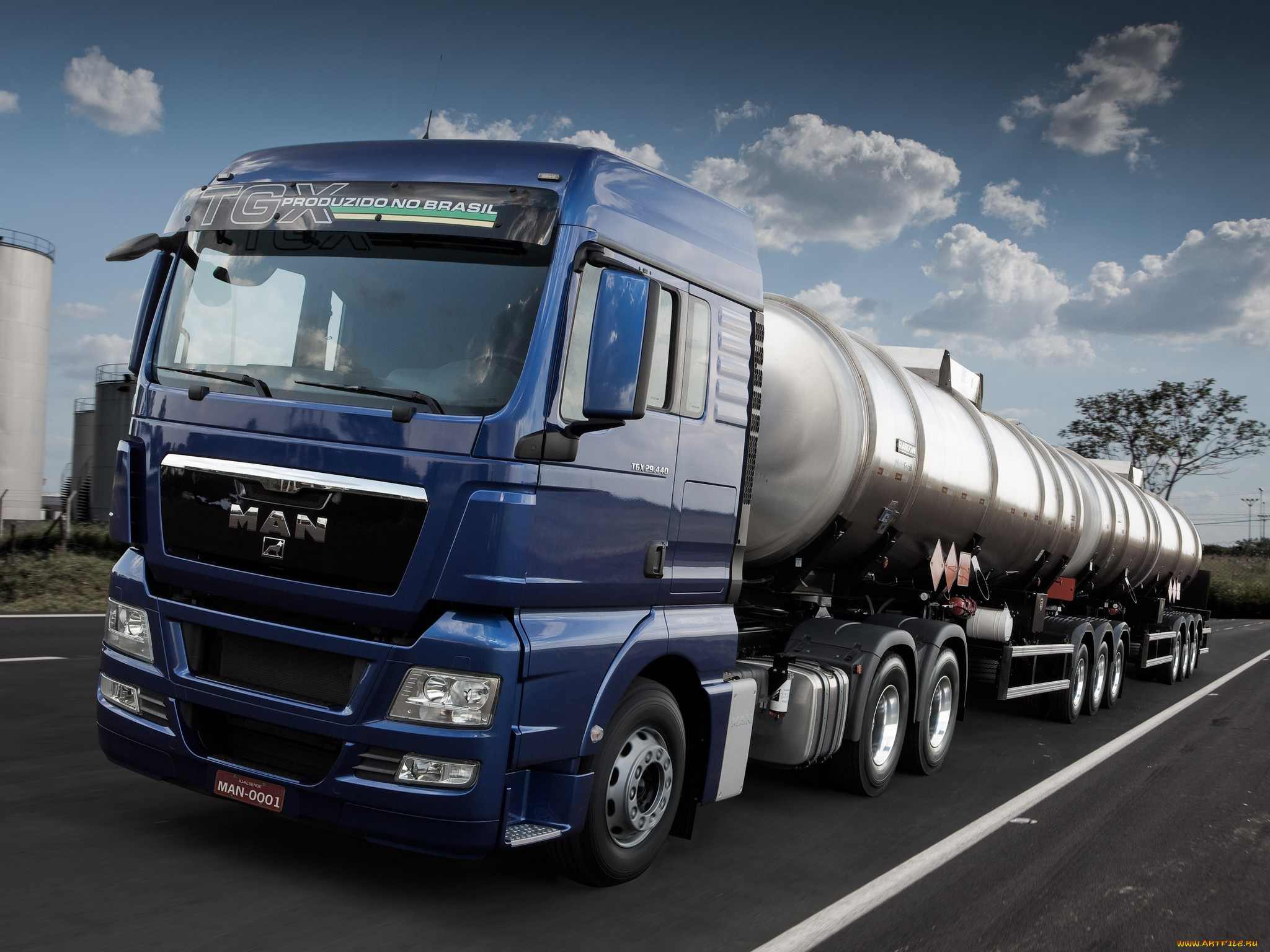 автомобили, man, синий, 2012г, 29-440, tgx