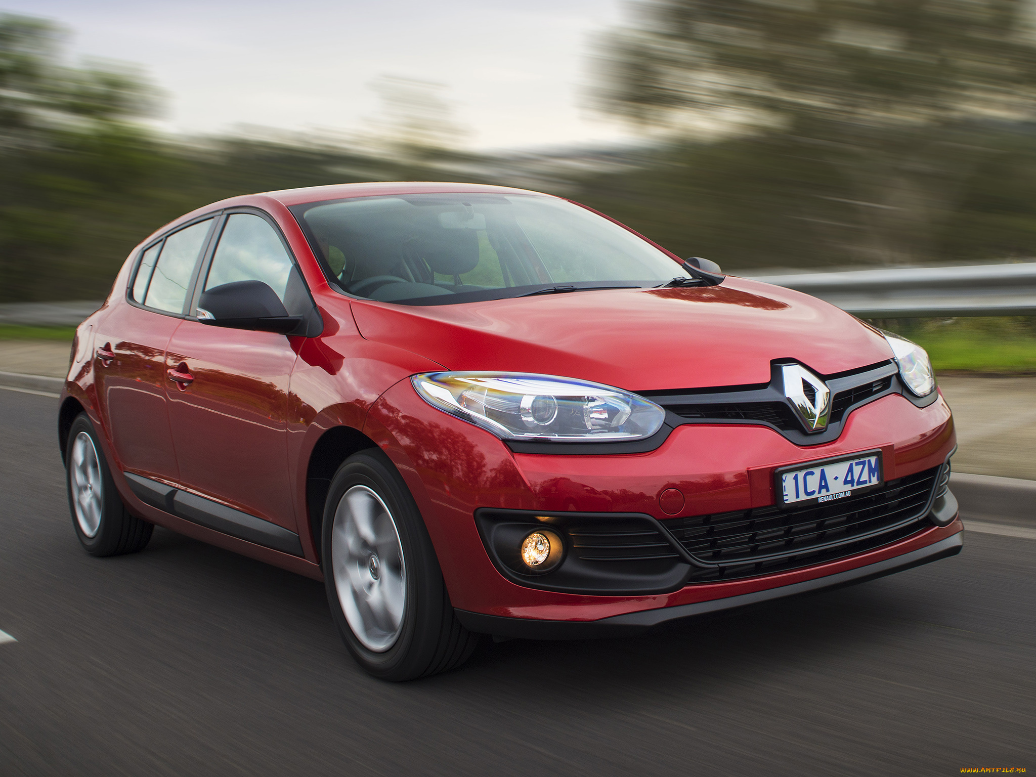 автомобили, renault, красный, 2014г, au-spec, mеgane