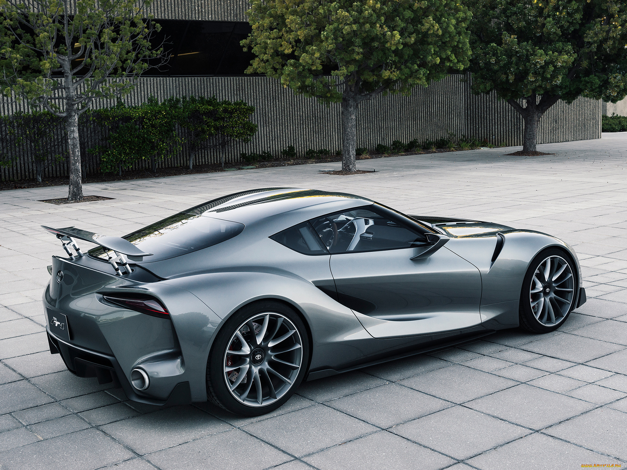 автомобили, toyota, graphite, ft-1, concept, 2014u, темный
