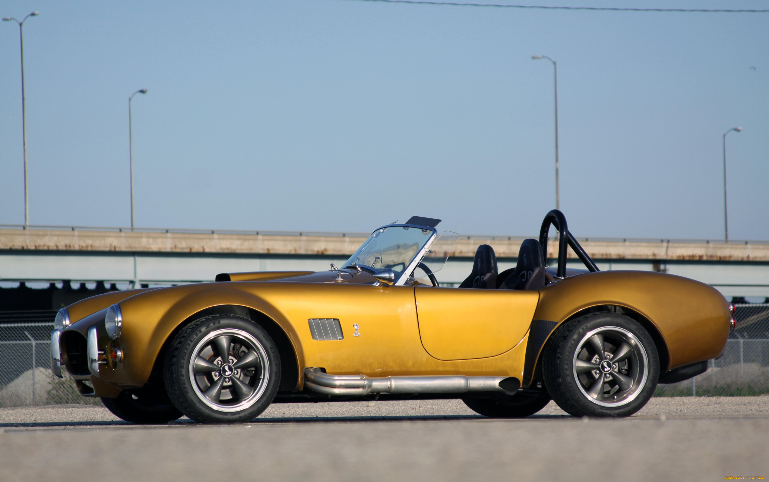 автомобили, ac, cobra, shelby, ac, cobra, speedster, gold