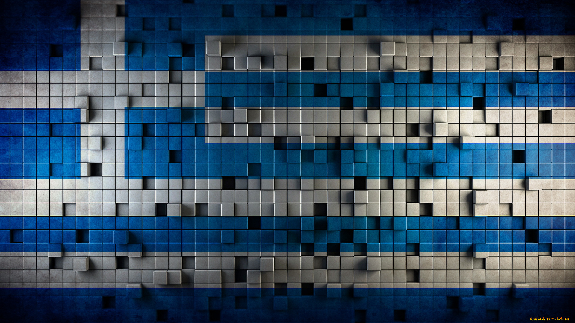 3д, графика, текстуры, , , textures, кубики, флаг, цвета