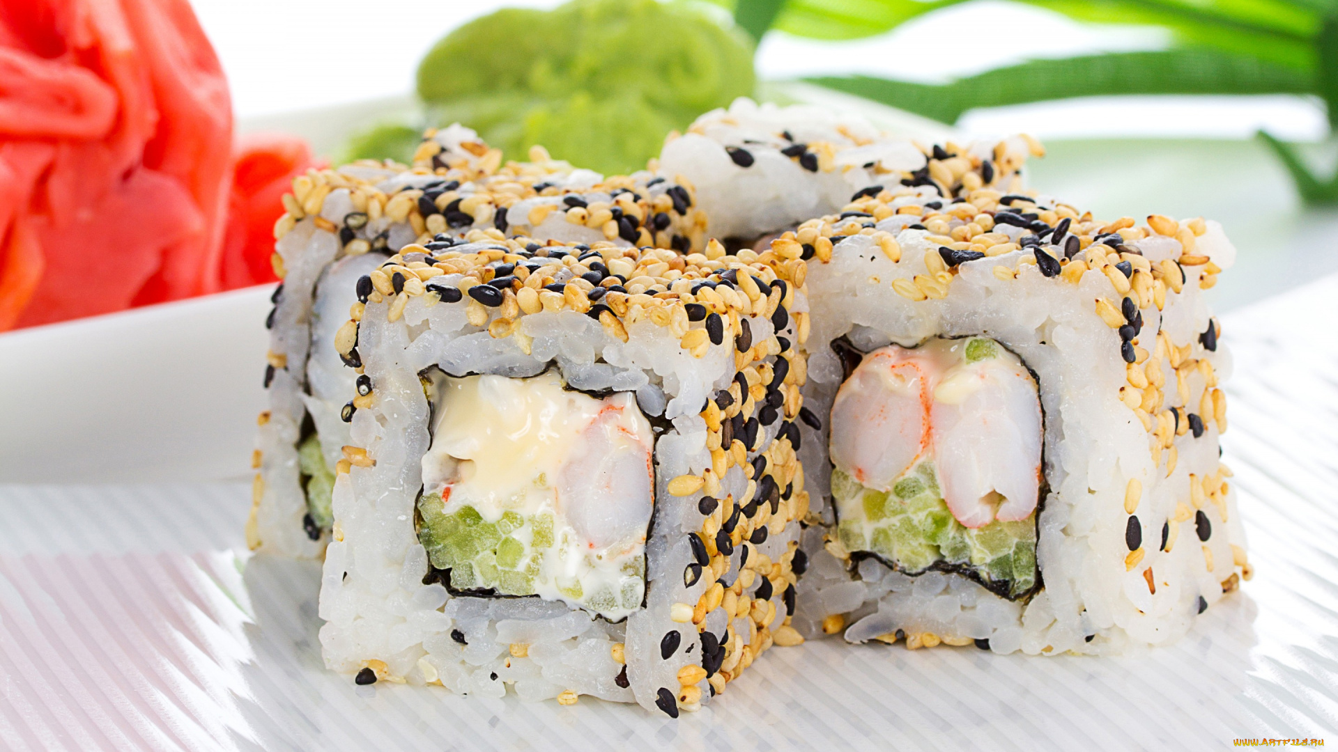 еда, рыба, , морепродукты, , суши, , роллы, японская, кухня, суши, кунжут, рис, морепродукты, seafood, sushi