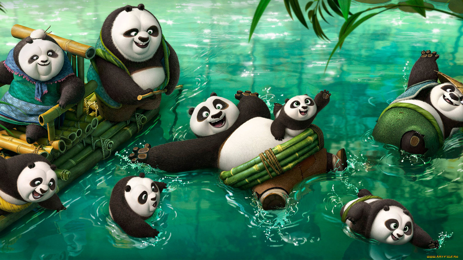 kung, fu, panda, 3, мультфильмы, -, kung, fu, panda, 3, панда