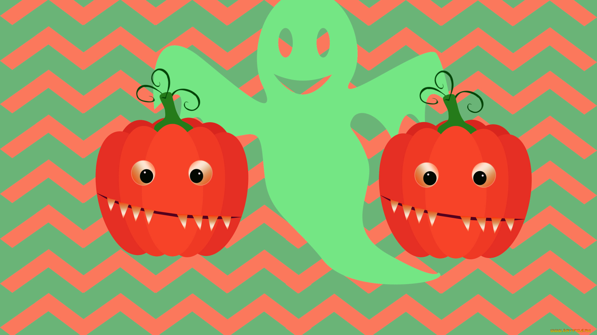 праздничные, хэллоуин, тыквы, фон