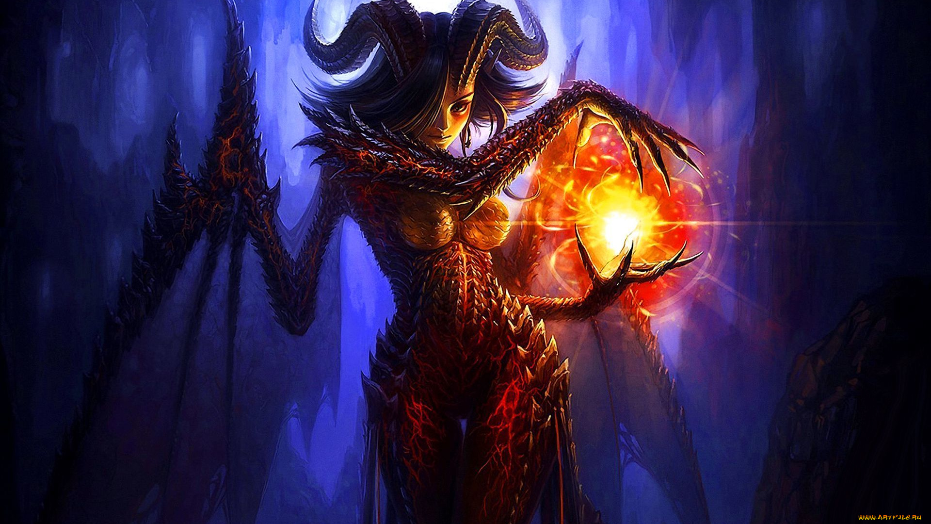 starcraft, видео, игры, магия, фон, взгляд, кастаника