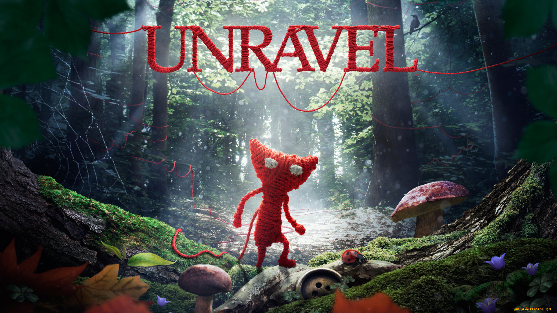 видео, игры, -, unravel, unravel