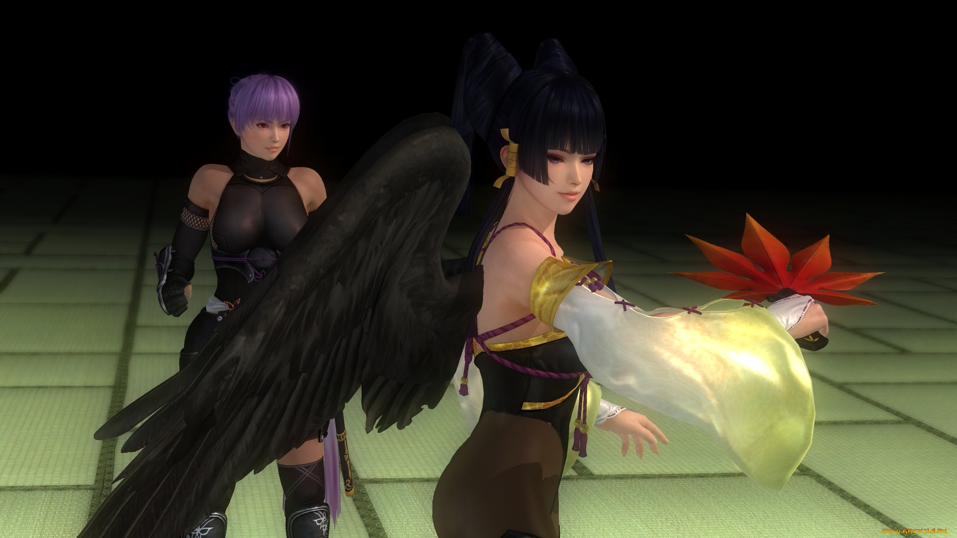 видео, игры, dead, or, alive, 5, оружие, фон, взгляд, девушки, демон