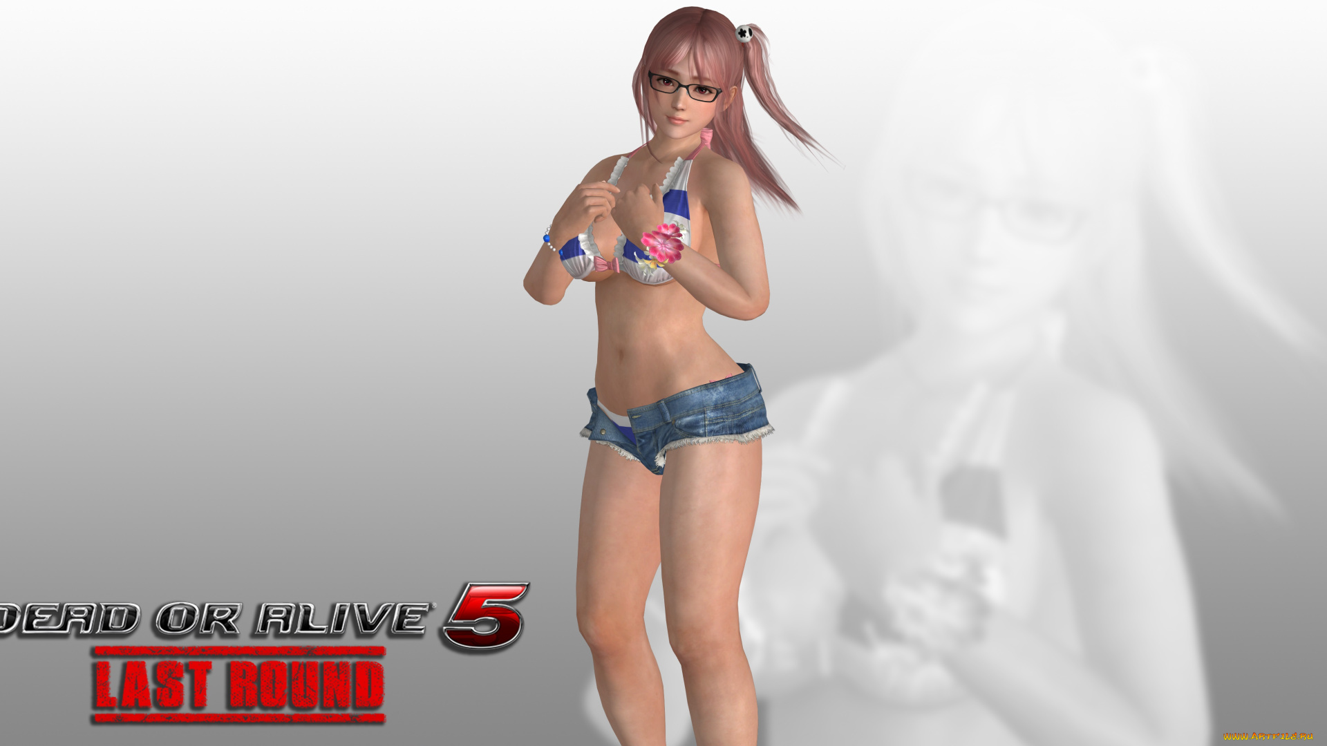 видео, игры, dead, or, alive, 5, взгляд, девушка, фон