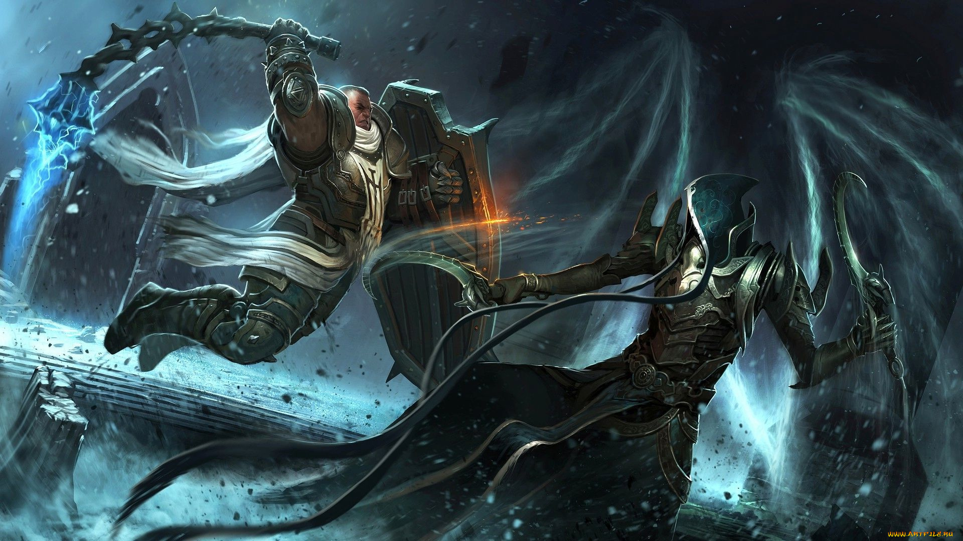 видео, игры, diablo, iii, , reaper, of, souls, персонаж