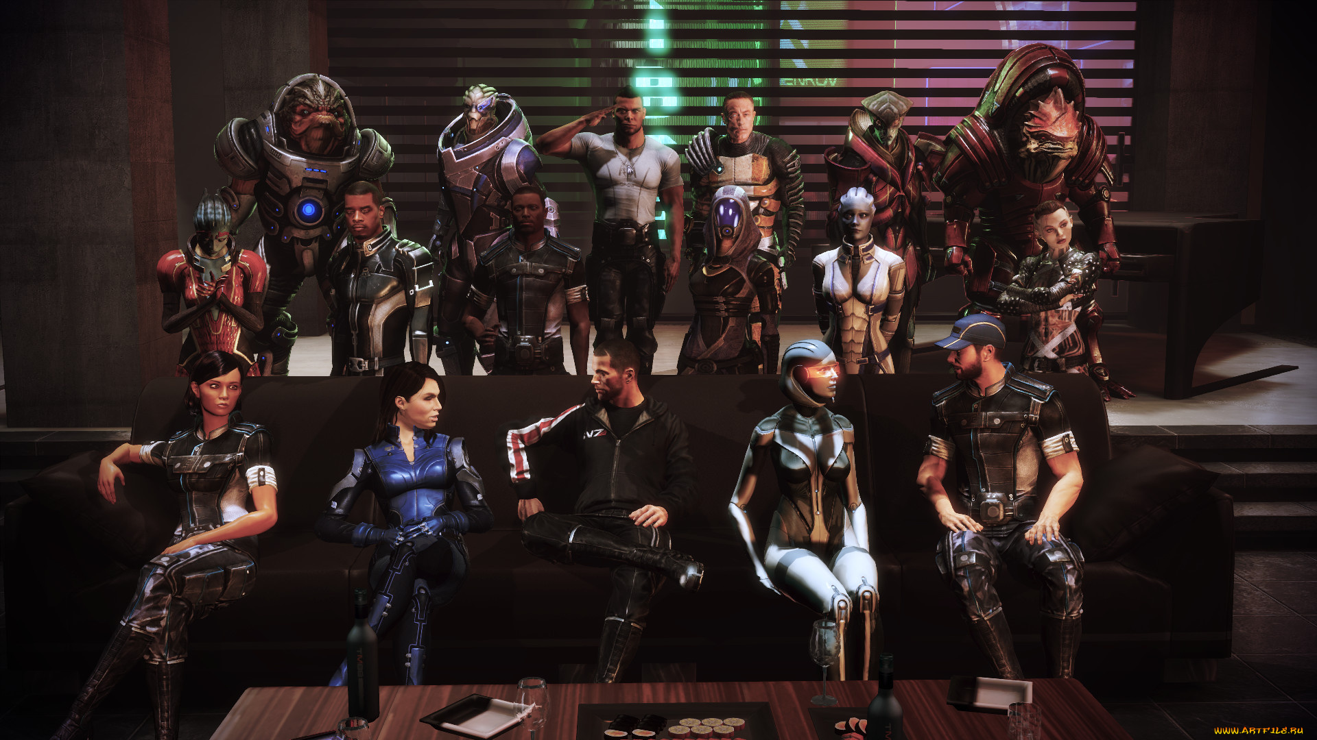 видео, игры, mass, effect, 3, экипаж