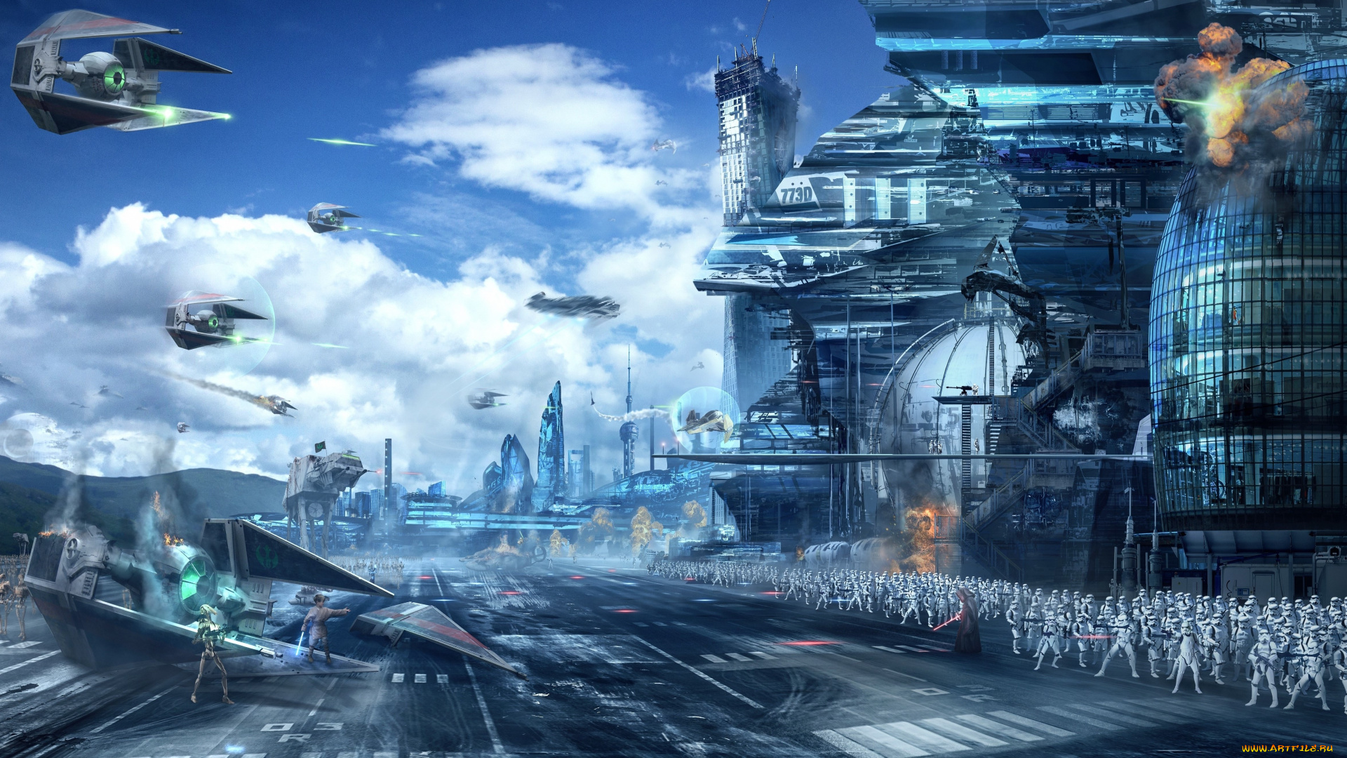 видео, игры, star, wars, завод, космические, корабли