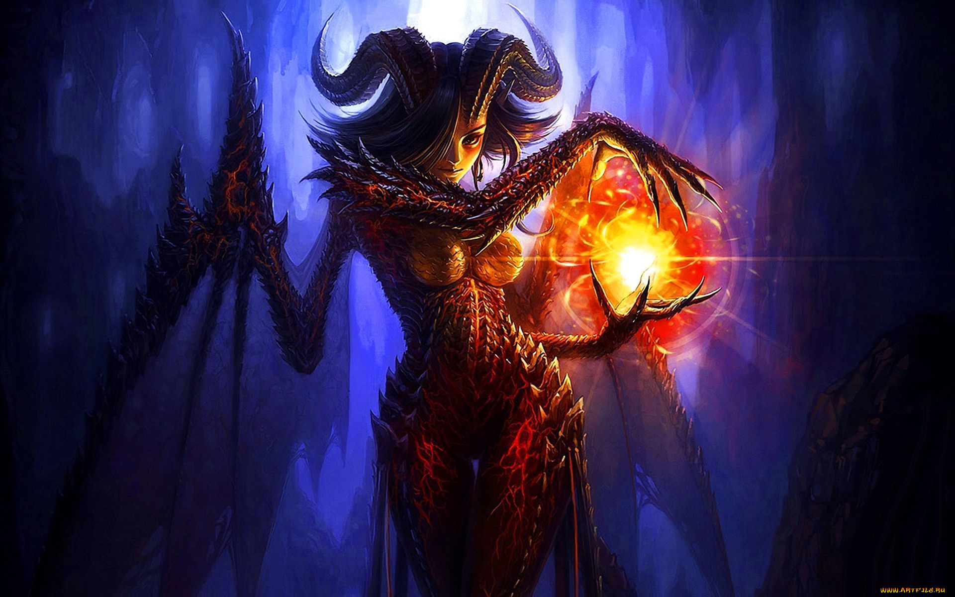 starcraft, видео, игры, магия, фон, взгляд, кастаника