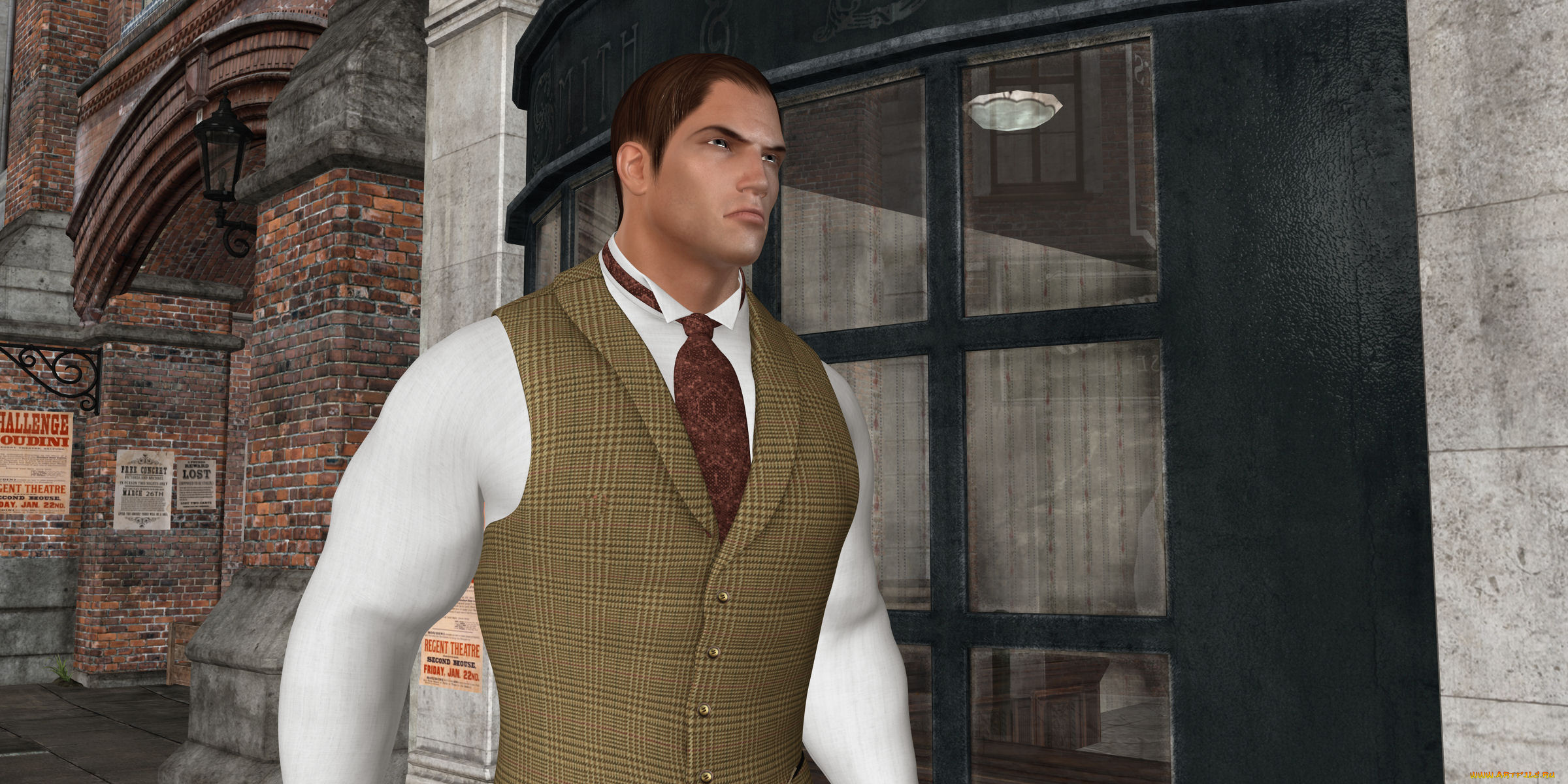 3д, графика, люди, , people, фон, взгляд, мужчина