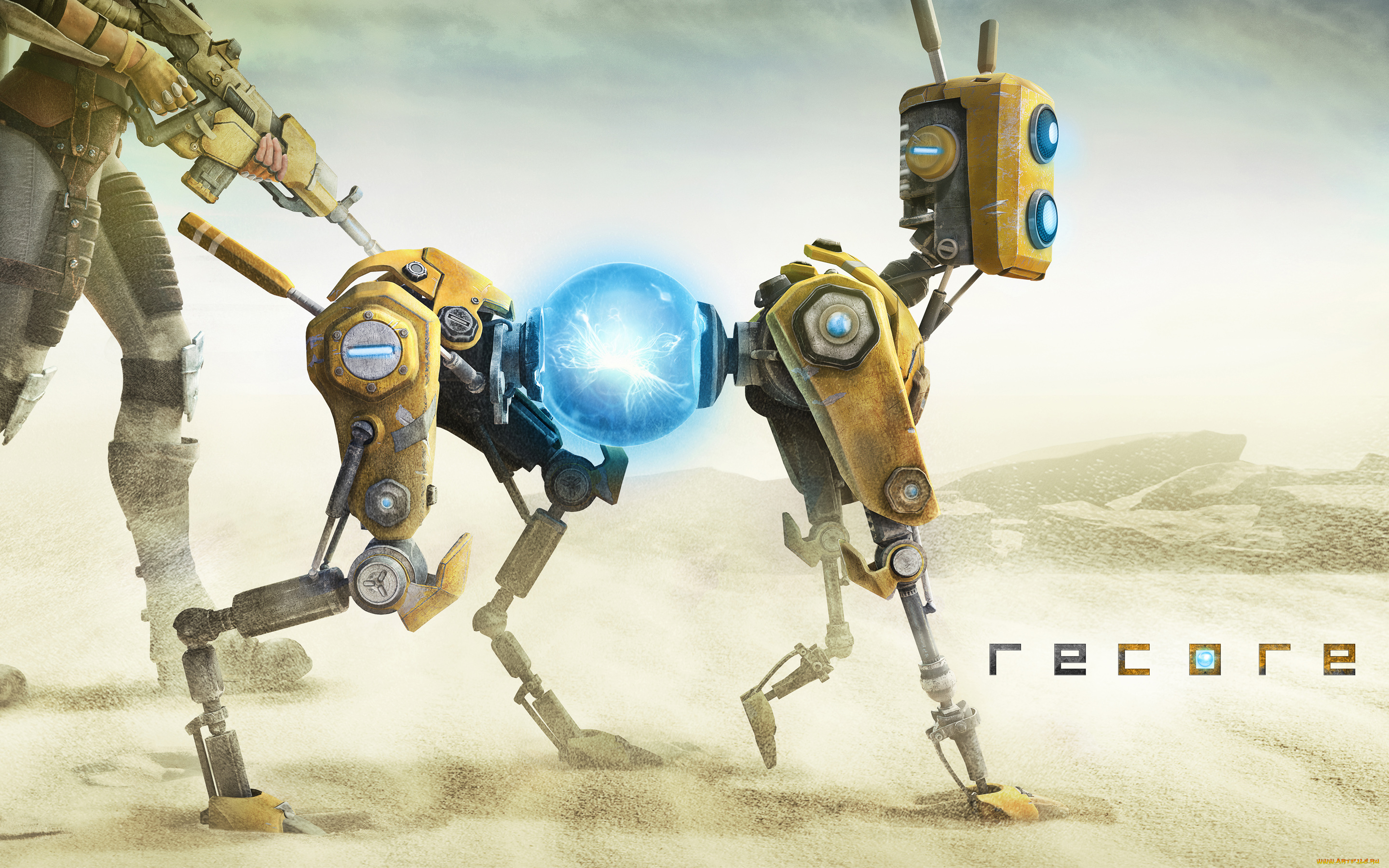 recore, видео, игры, -, recore, собака