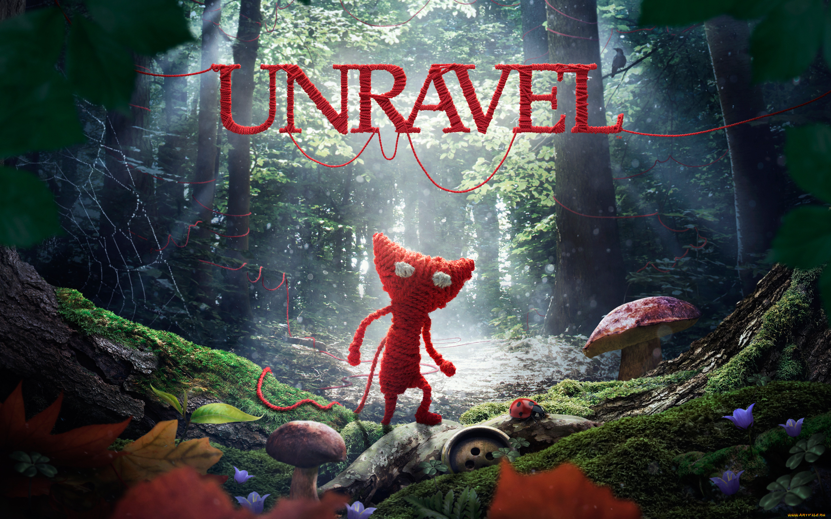 видео, игры, -, unravel, unravel