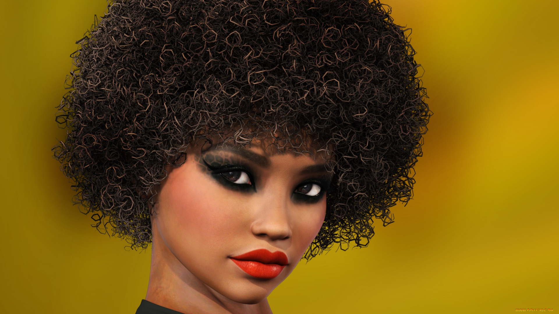 3д, графика, портрет, , portraits, фон, взгляд, девушка