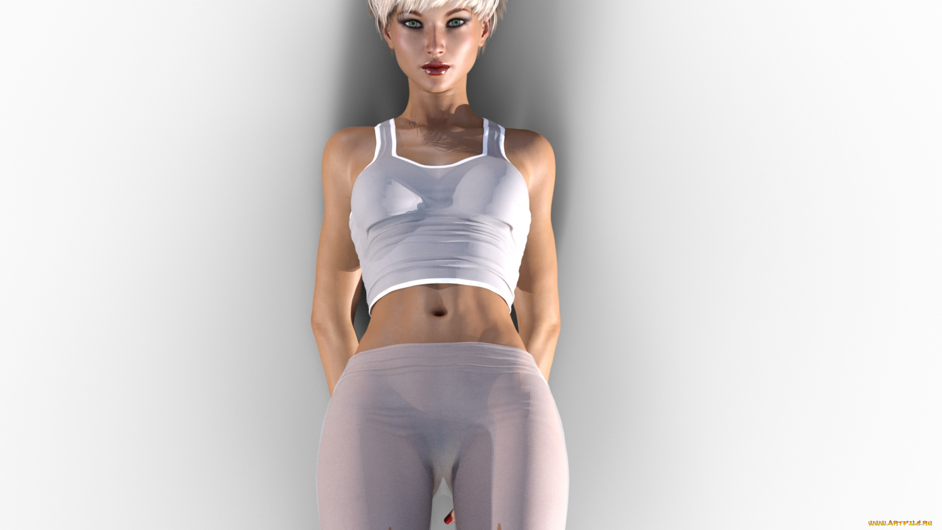 3д, графика, спорт, , sport, поза, фон, взгляд, девушка