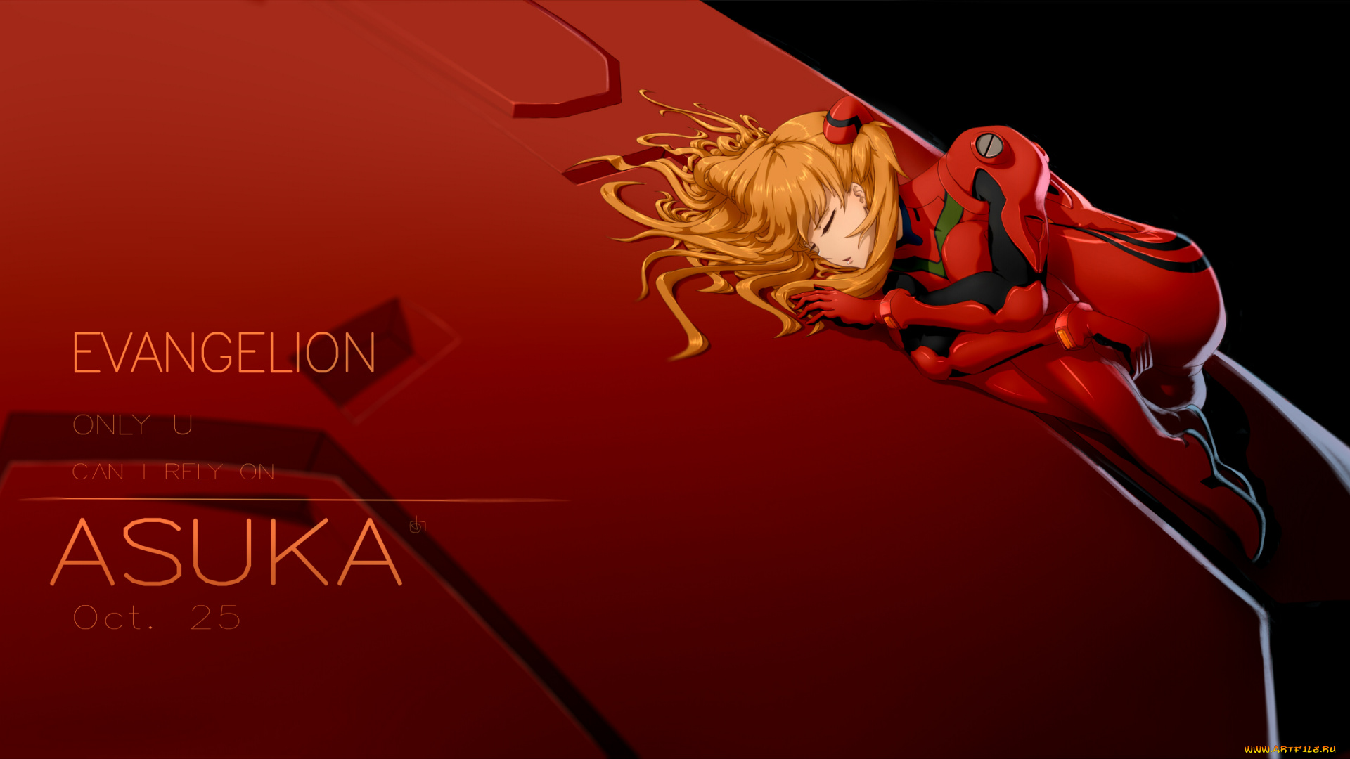 аниме, evangelion, девушка