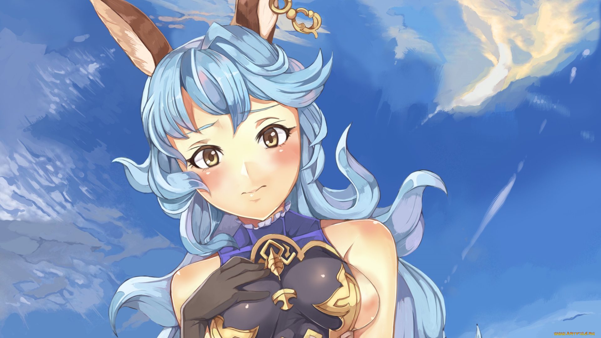 аниме, granblue, fantasy, девушка