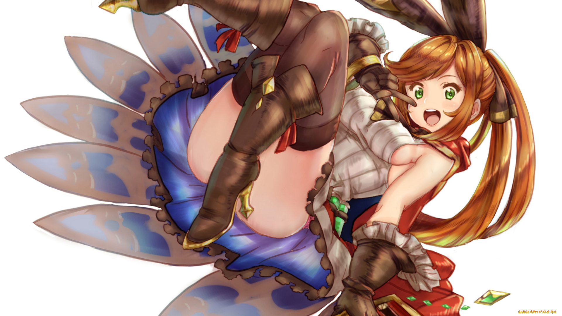 аниме, granblue, fantasy, девушка