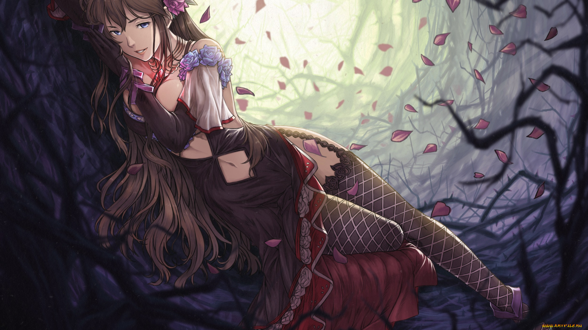 аниме, granblue, fantasy, девушка