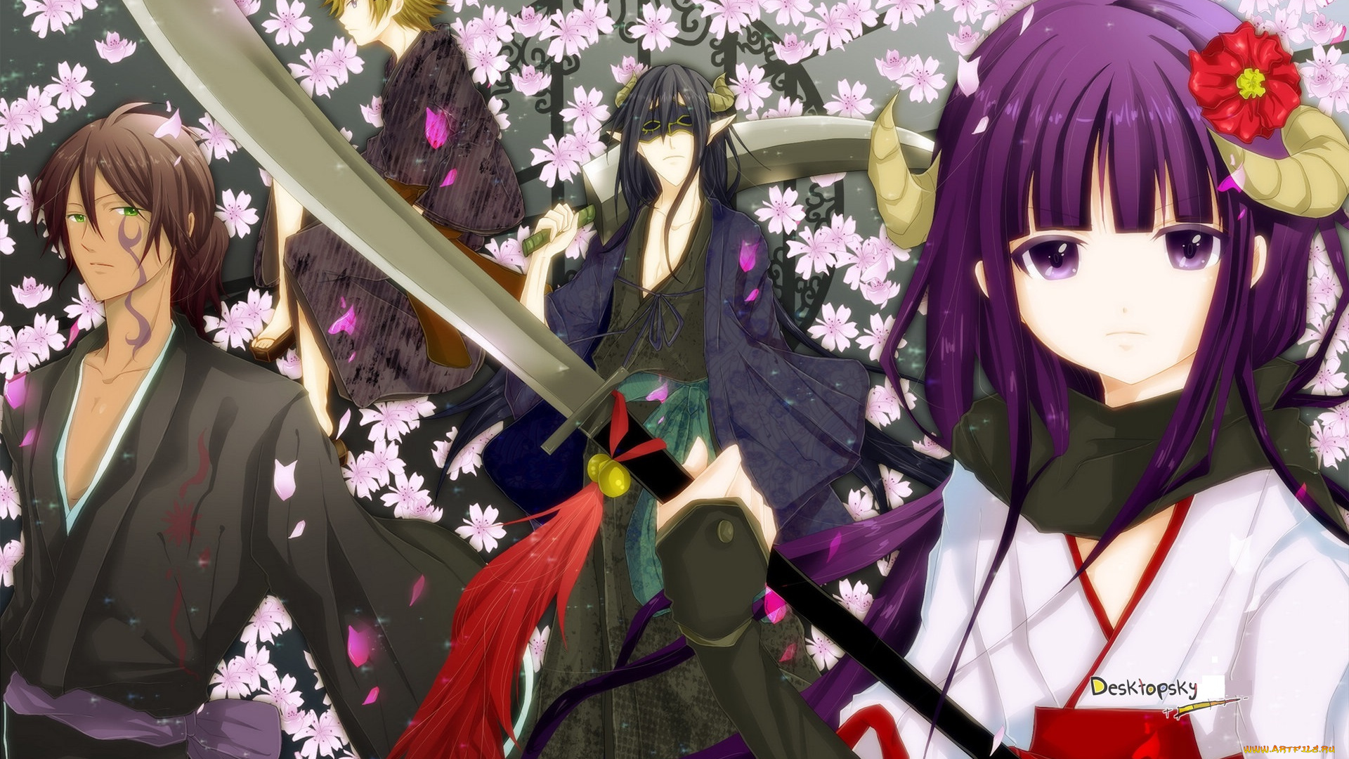 аниме, inu, x, boku, ss, персонажи