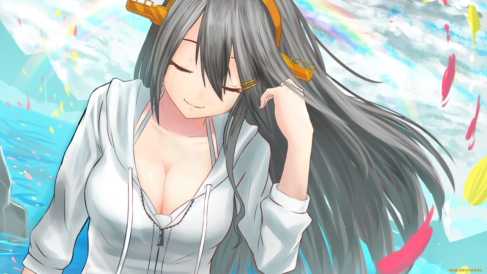 аниме, kantai, collection, девушка