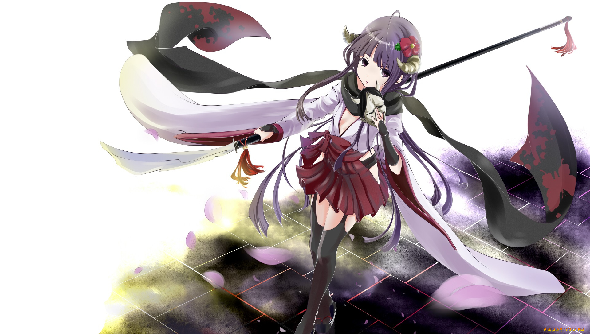 аниме, inu, x, boku, ss, девушка