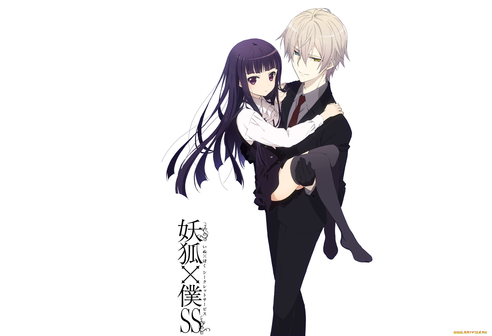 аниме, inu, x, boku, ss, пара