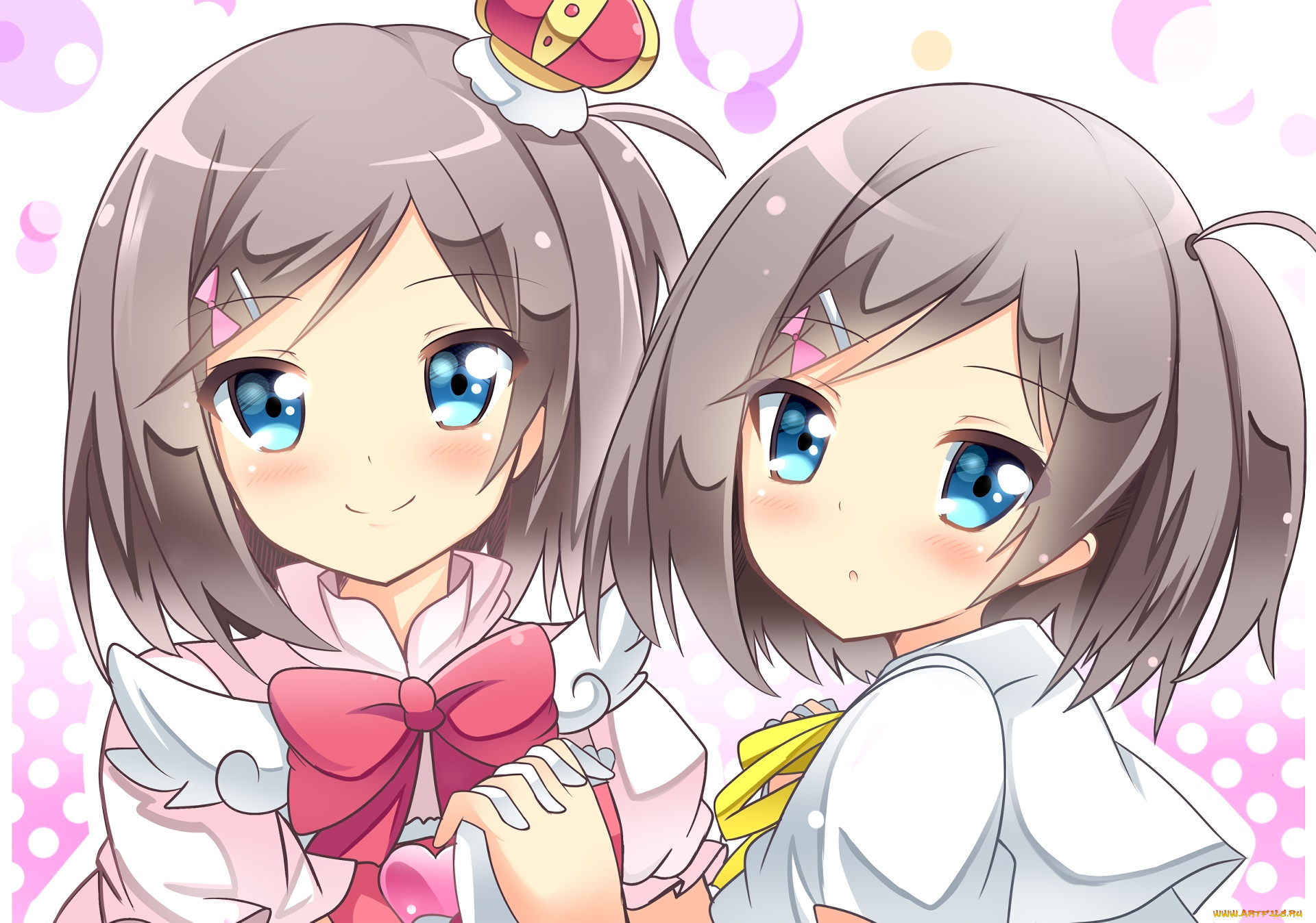 аниме, henneko, фон, взгляд, девушки