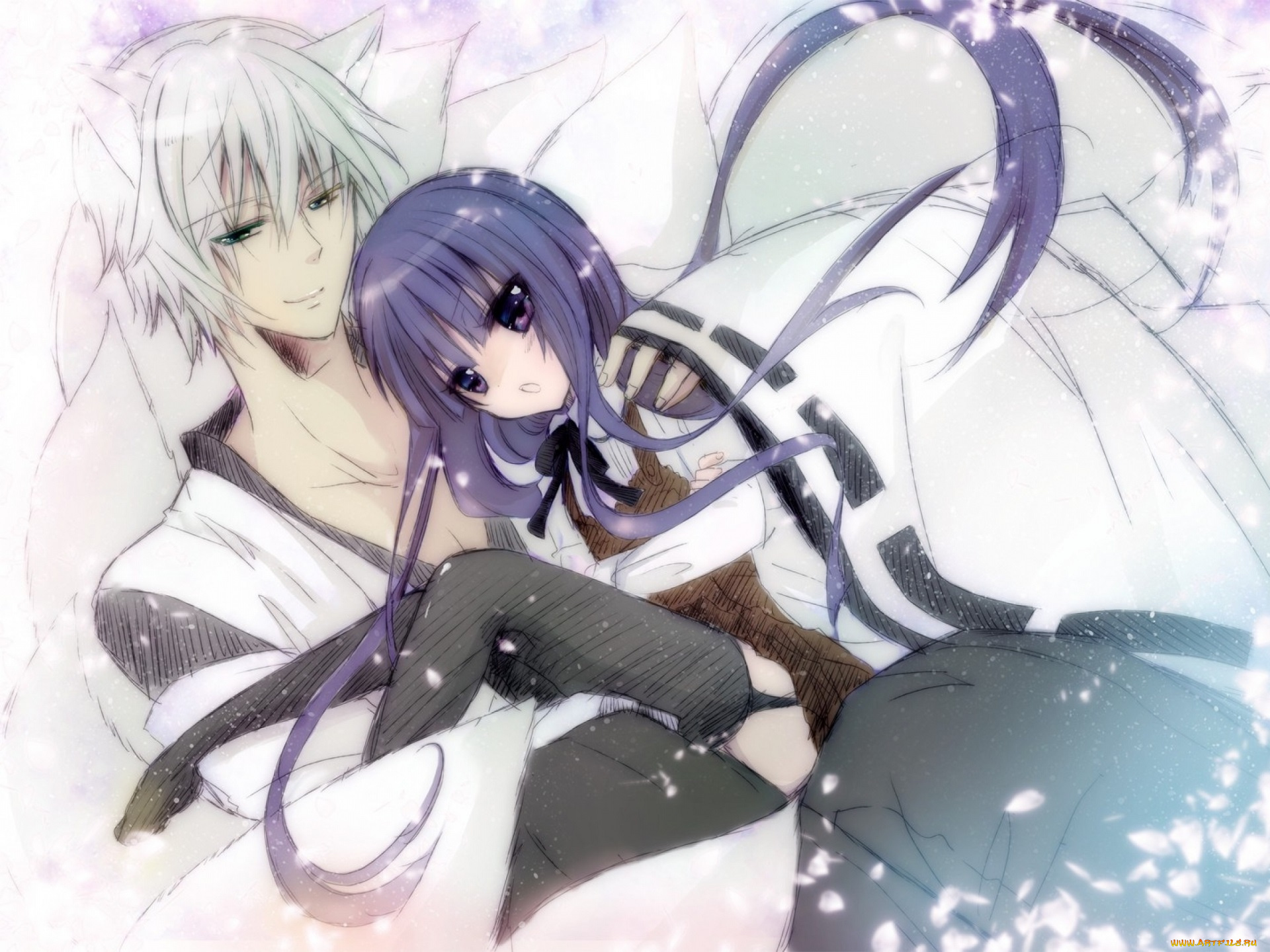 аниме, inu, x, boku, ss, романтика