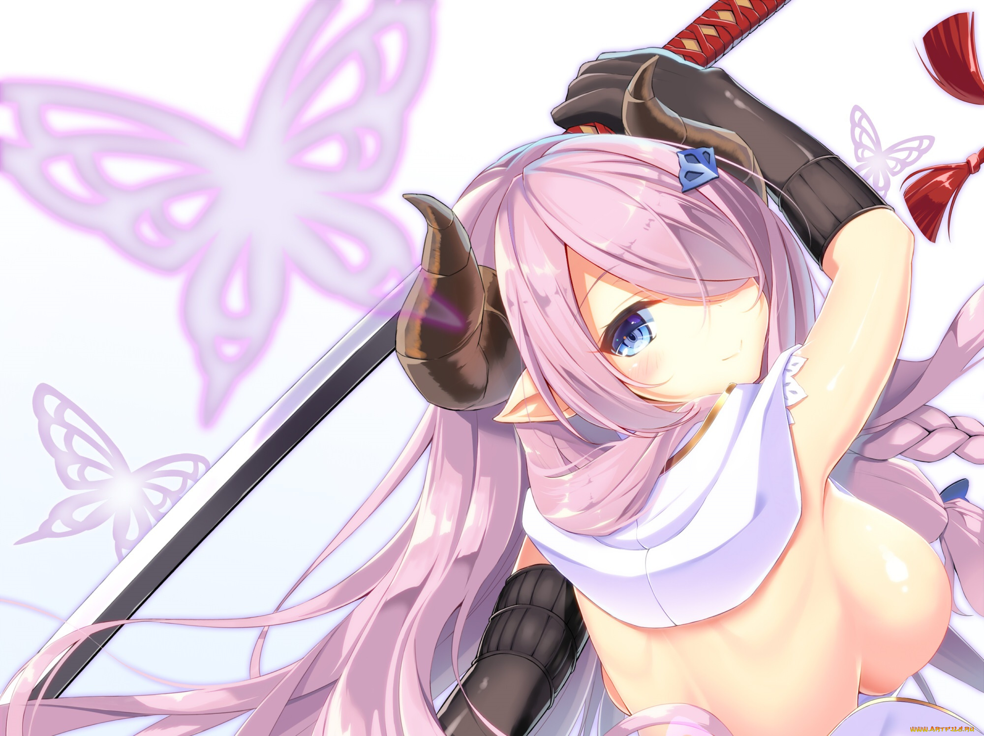 аниме, granblue, fantasy, девушка