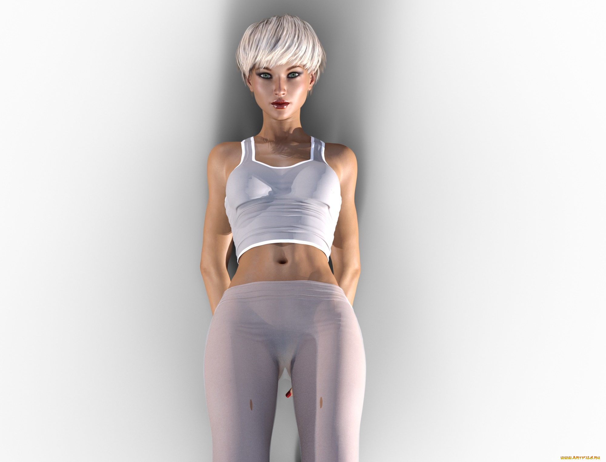 3д, графика, спорт, , sport, поза, фон, взгляд, девушка