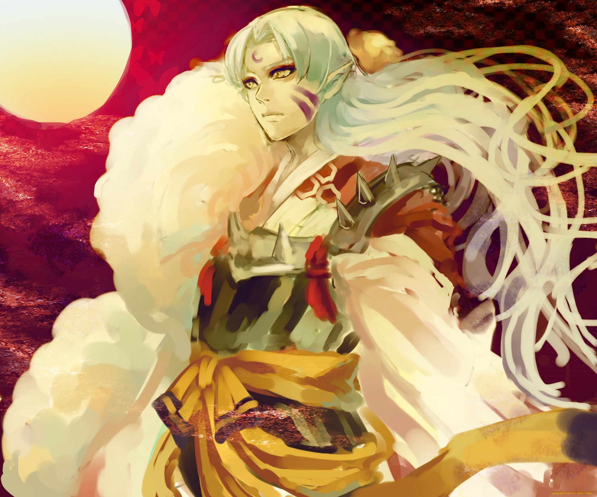 аниме, inuyasha, sesshoumaru