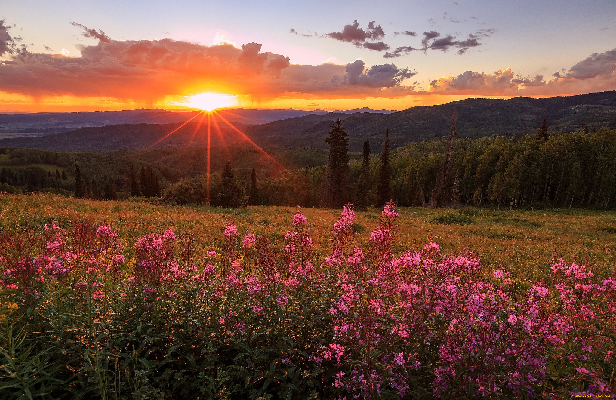 природа, восходы, закаты, рассвет