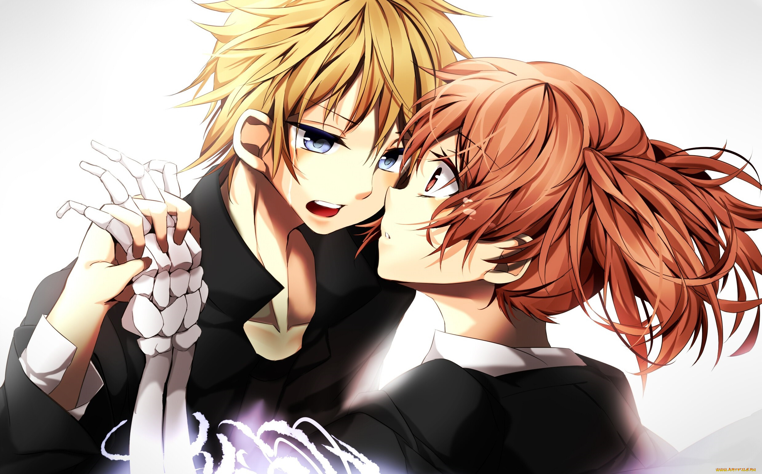 аниме, inu, x, boku, ss, пара