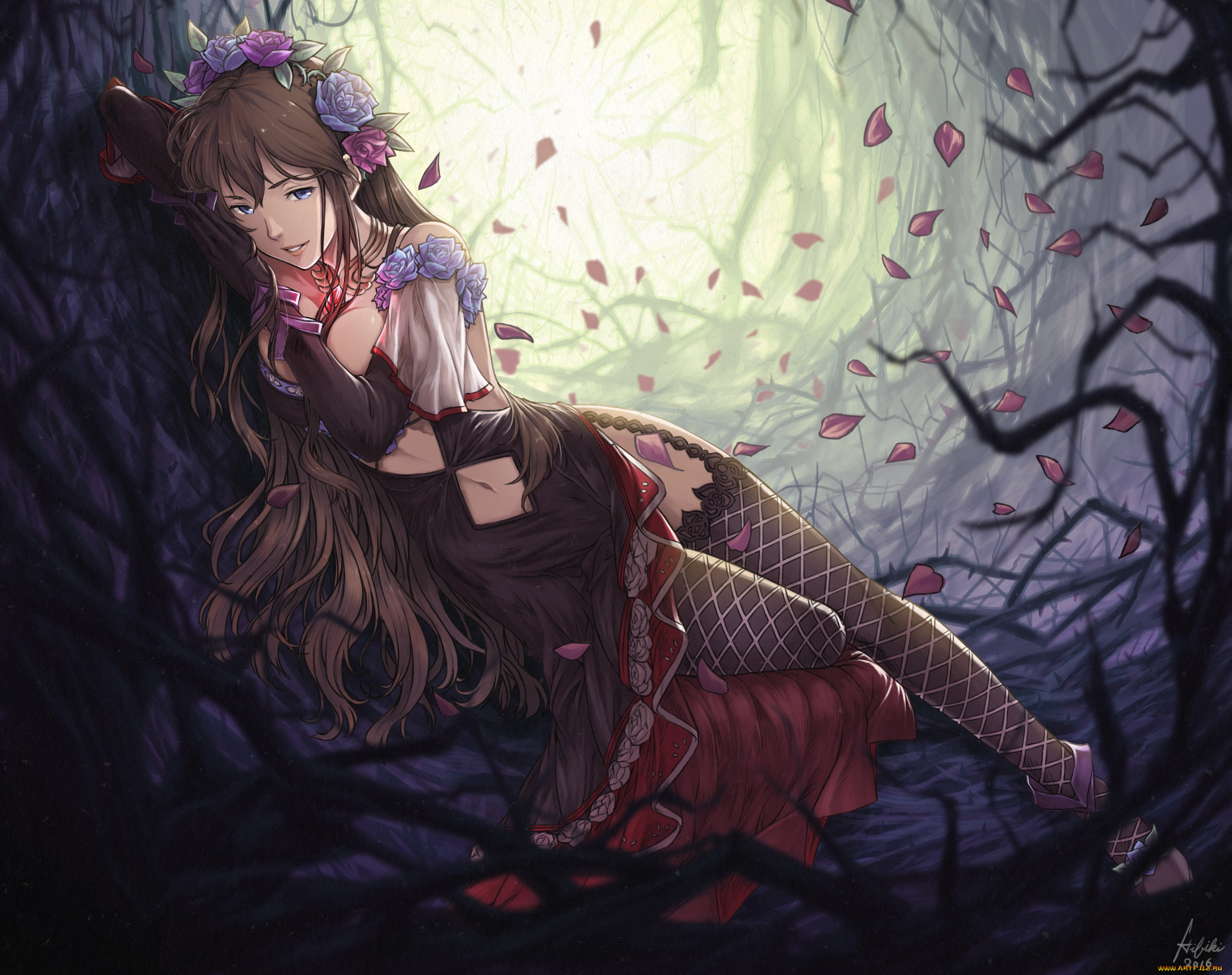 аниме, granblue, fantasy, девушка