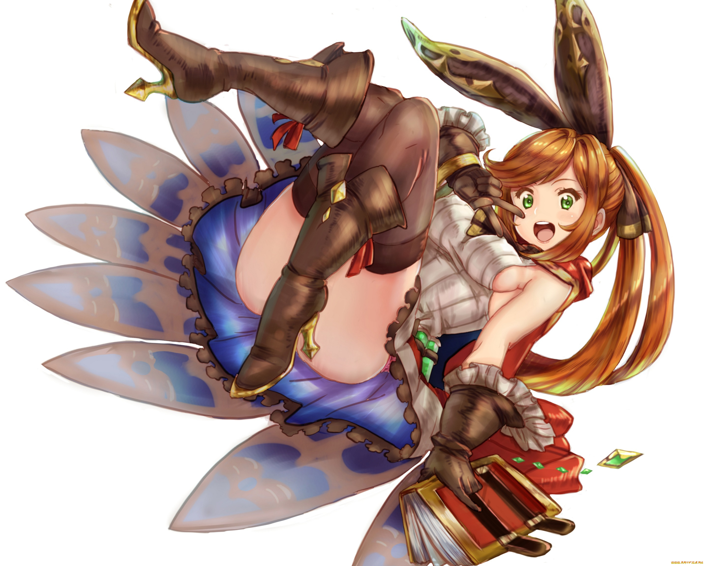 аниме, granblue, fantasy, девушка