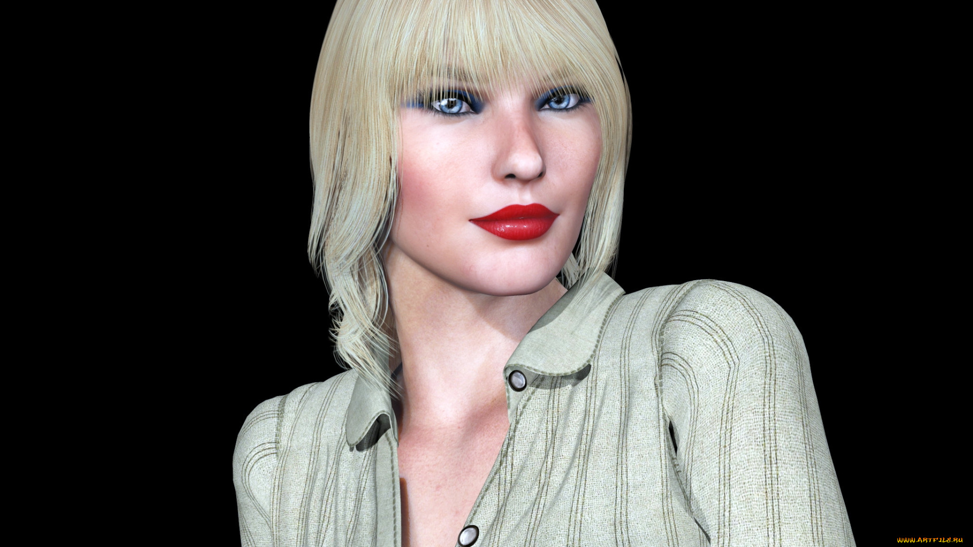 3д, графика, люди, , people, фон, взгляд, девушка