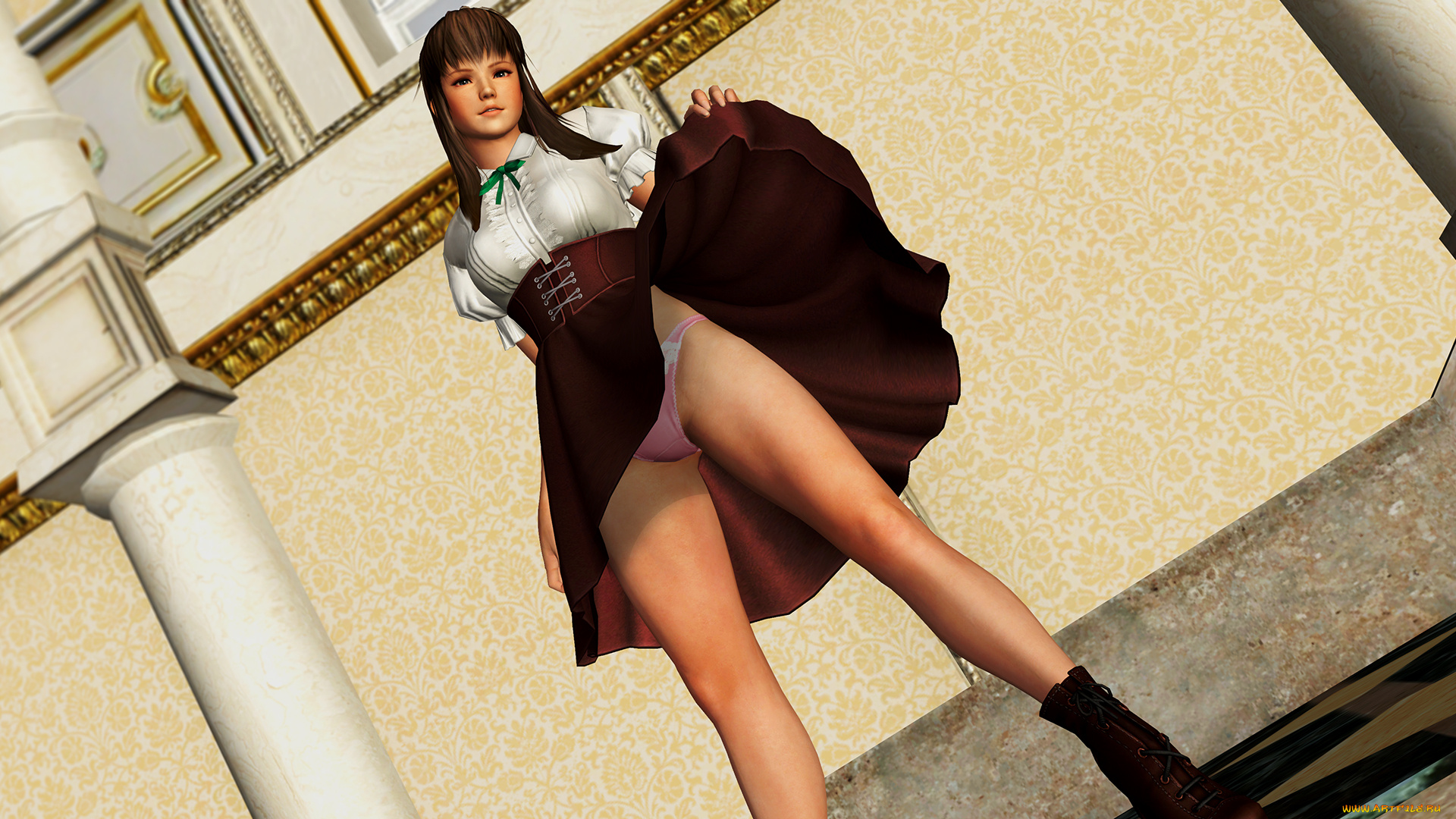 3д, графика, люди, , people, взгляд, девушка, фон