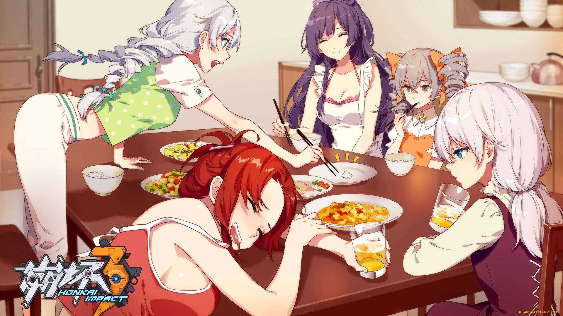 аниме, benghuai, xueyuan, benghuai, xueyuan