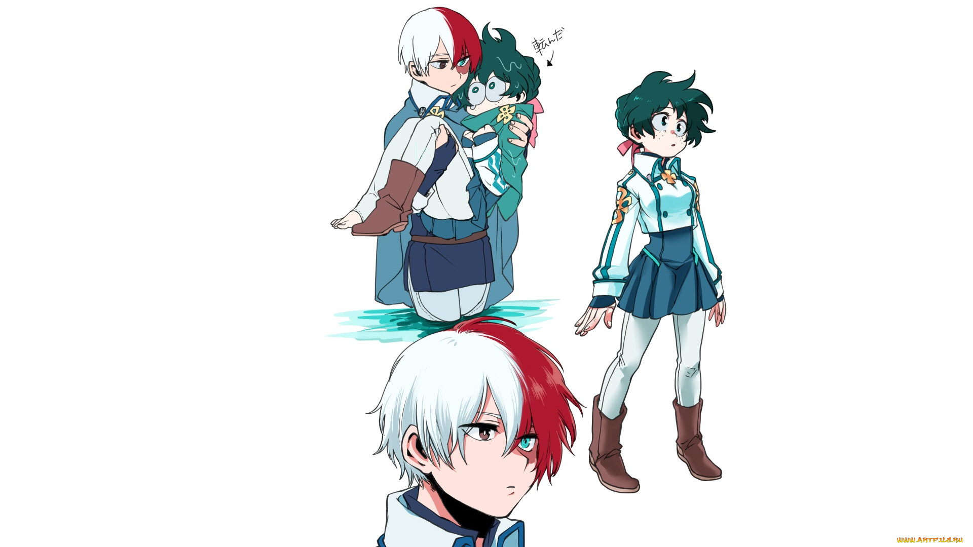 аниме, boku, no, hero, academia, моя, геройская, академия