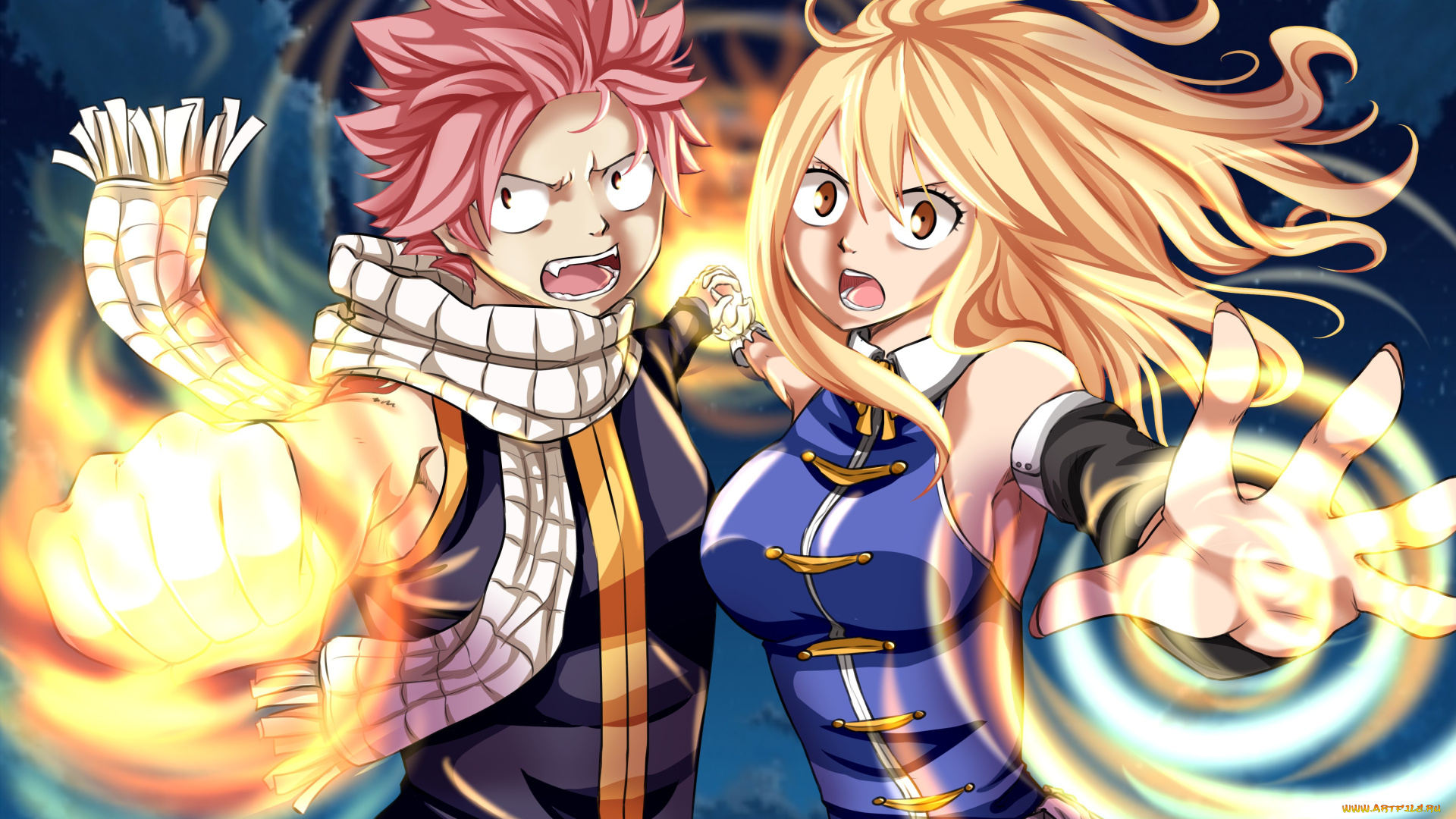 аниме, fairy, tail, anime, mahou, asiatic, sugoi, game, strong, japanese, fairy, tail, powerful, lucy, dragon, slayer, asian, manga, natsu, blonde, oriental